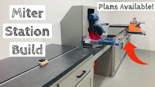 Building My DREAM Miter Saw StationShop Storage Upgrade [upl. by Aniweta]