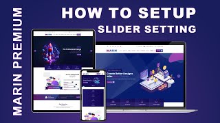 Marin Premium WordPress Theme How To Setup Slider Setting [upl. by Ikram474]