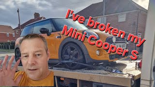 Watching 👀 my 🇬🇧 F56 Mini Cooper S get recovered  Timing chain [upl. by Acinok]