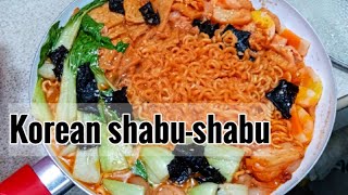 Korean shabushabu  Easy recipe [upl. by Macdougall]