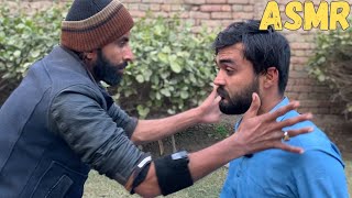 ASMR BEST SATISFIED HEAD MASSAGE BY PAKISTANI MAN 🇵🇰  asmr massage [upl. by Patty218]