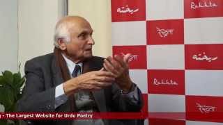 Intizar Hussain Interview at Rekhta StudioPart1 [upl. by Mars125]