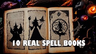 10 Real Life Spell books [upl. by Onoitna]