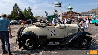 Brooklands American Car Day 2024 Sir Gerry Acher and his 1924 Ford Model A [upl. by Llerrat]