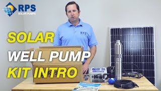 Solar Well Pump Kit  Introduction [upl. by Yellek702]