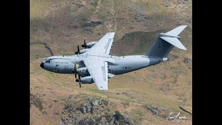 A400M ZM415 Jigsaw94 Lake District 23424 [upl. by Noerb]