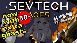 Minecraft  UrGhast Boss and the Dark Tower  SevTech Ages 27 [upl. by Raamal]