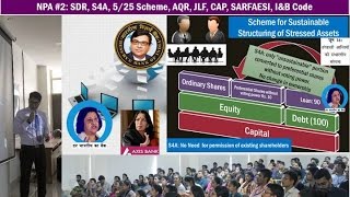 Bank NPA 2 SDR S4A 525 Scheme AQR JLF CAP SARFAESI IampB Code Loan Waiver vs Loan WriteOff [upl. by Nyladnewg]