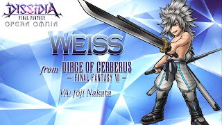 DISSIDIA FINAL FANTASY OPERA OMNIA  Weiss [upl. by Goldsworthy187]