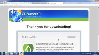 Download und Setup CDBurnerXP [upl. by Trinatte858]