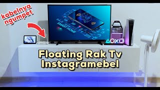 REVIEW ✨ FLOATING ✨ RAK TV MINIMALIS IKEA BESTA LENGKAP DAN CARA PEMASANGANNYA [upl. by Mutat551]