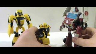 Video review of Transformers Animated Activators Bumblebee [upl. by Akimahs]