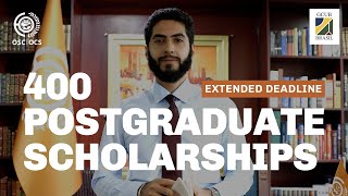 Apply now 400 Postgraduate Scholarships  SecretaryGeneral Manssour Bin Mussallam [upl. by Kcirddes]