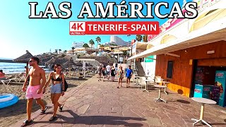 TENERIFE  PLAYA DE LAS AMÉRICAS  The Radiant Sun is Back ☀️ 4K Walk ● August 2024 [upl. by Alsi834]