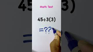 Math Test6 30102024 math mathpuzzle mathquiz mathematics shorts ytshorts [upl. by Garate]