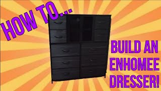 How to build an EnHomee Dresser Tutorial Stop Motion Production [upl. by Bevus360]