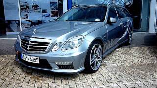 Mercedes E63 AMG T in detail  Loud Start Up [upl. by Joed]