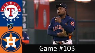 Astros VS Rangers Condensed Game 72623 [upl. by Nanine132]