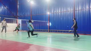 How to play badminton like a professional badminton player  professional tournament rajshahi [upl. by Adieren]