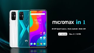 Micromax IN Note 1  Official First Look  48 MP Quad Camera  Helio G85 [upl. by Itnavart]