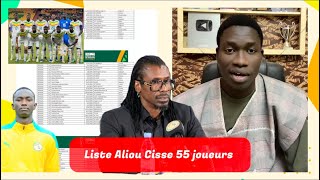 Liste Aliou Cisse CAN 2023  55 joueurs présélectionnés [upl. by Reve]