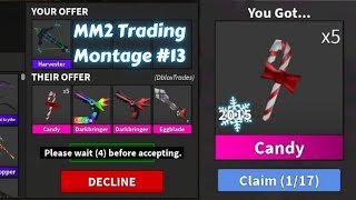 MM2 TRADING MONTAGE 13  MULTIPLE TRADES [upl. by Cairns]