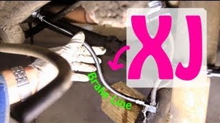 Jeep Cherokee  Extend Your Rear Brake Line [upl. by Mohsen]