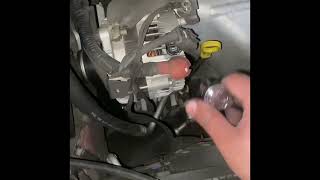 alternator replacement 2005 nissan altima 25L [upl. by Lasky]