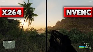 X264 vs NVENC  OBS Quality Comparison Live Streaming [upl. by Enohpets]