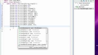 Java Lesson 6  javalangMath [upl. by Yla]