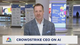 Crowdstrike CEO at RSA on Secure by Design pledge and platformization [upl. by Cedric148]