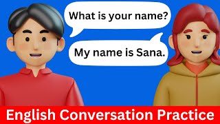 practice English speaking conversation  everyday English conversation practice  English learning [upl. by Nahtahoj]