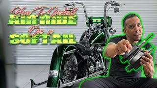 How to install air ride on a Softail ​⁠ [upl. by Ehrman]