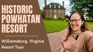 Hiltons The Historic Powhatan Resort  Williamsburg Virginia  Hotel and Room Tour [upl. by Mendelson]