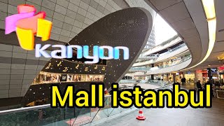 Incredible shopping mall in Istanbul Turkey Kanyon shopping mall [upl. by Ahsened]