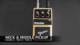 Nobels DT1 Distortion  Vintage Guitar Effect Pedal  Sound Demo [upl. by Weatherley]