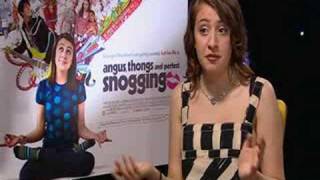 Georgia Groome star of Angus Thongs and Perfect Snogging on City Channel [upl. by Harvison533]