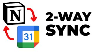 Notion ↔ Google Calendar  Notion Template Ep3✨💻 [upl. by Anelem]