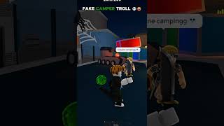 FAKE CAMPER TROLLING IN MM2 😂 roblox mm2 [upl. by Garap]