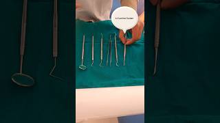 Periodontal instruments for hand scalingDiagnosticinstruments periodontology dentistry scaling [upl. by Adim]