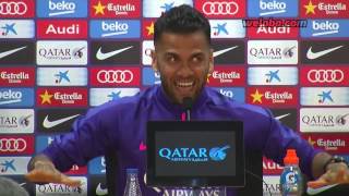 Dani Alves imtado a Cristiano Ronaldo [upl. by Cates623]