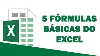 As 5 FÓRMULAS BÁSICAS do Excel que você TEM QUE APRENDER antes do PROCV [upl. by Hallagan]