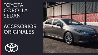 Accesorios originales Toyota Sedan [upl. by Ardnwahs]