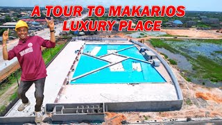 Update Tour on Makarios Luxury Place Estate Ibeju Lekki Lagos makariosluxuryplace [upl. by Senskell]