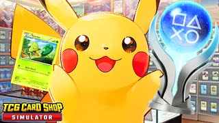 UNLOCKING EVERY TROPHY IN POKEMON TCG CARD SHOP [upl. by Eamanna228]