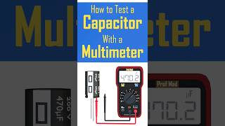 How to test a Capacitor with multimeter [upl. by Kumagai]