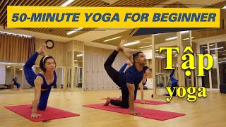 50Minutes Basic Yoga Flow for Beginner Based On Easy Vinyasa Flow  Yograja Yoga Class [upl. by Bobinette952]