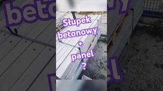 ⛏️🏗️Ogrodzenie panelowe na słupkach betonowych❓❓❓ ogrodzenie fence remontstaregodomu [upl. by Koblas341]