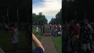 Unveiling the B52 Memorial at the Arkansas International Airport  Blytheville [upl. by Alphonso681]