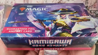 KAMIGAWA NEON DYNASTY SET BOOSTER BOX [upl. by Dougall547]